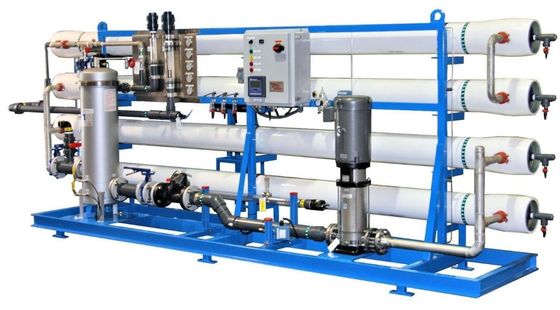 7.5 KW 7000 Liter Reverse Osmosis Water System Sea Water Desalination